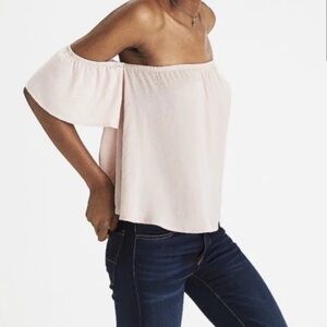 American Eagle Off-Shoulder Silky Top